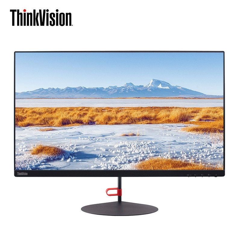 联想（ThinkVision）27英寸IPS屏2K原生滤蓝光纤薄边框 99%sRGB 内置音箱 电脑显示器（HDMI/DP接口）X27q-2l